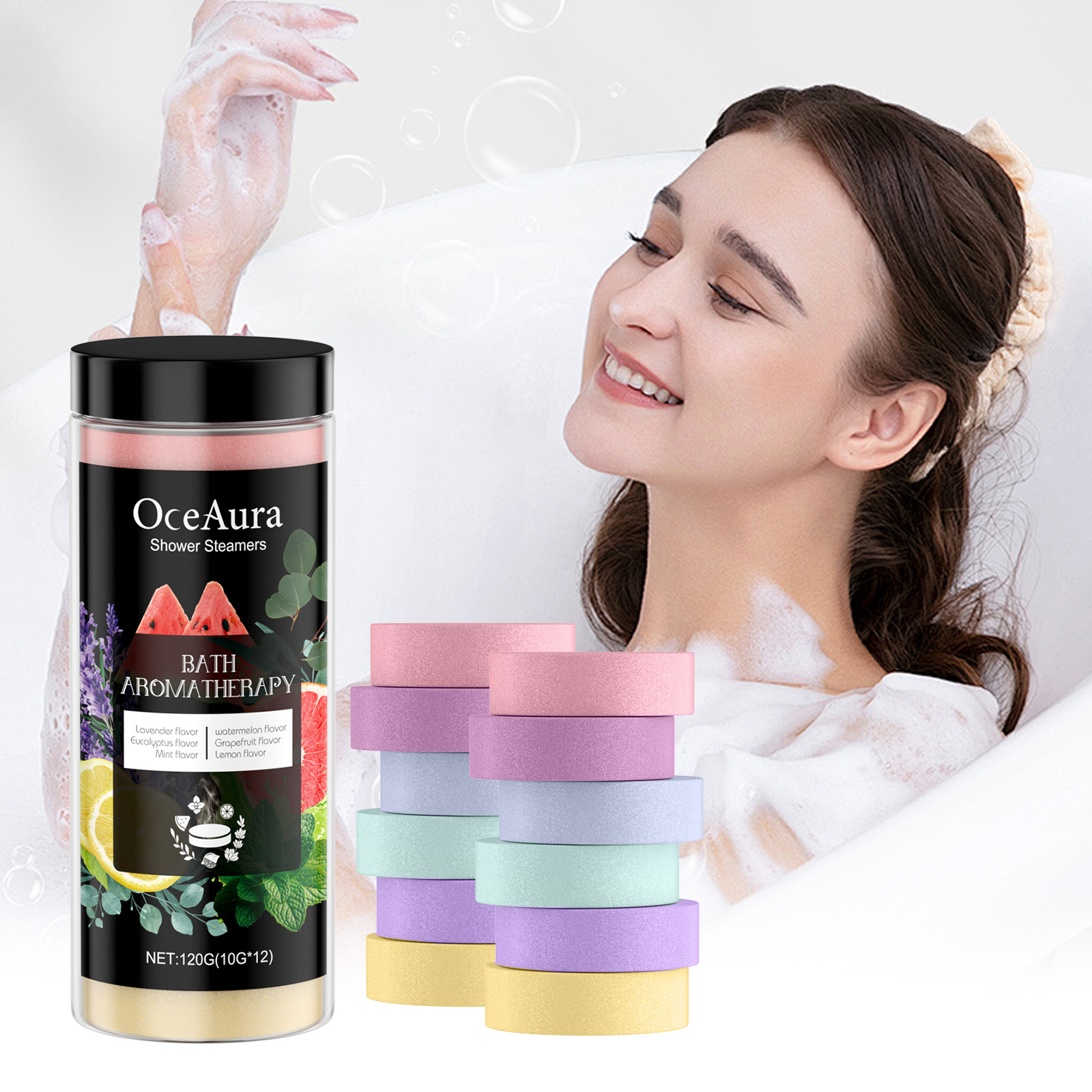 Shower Steamer Tablet - 샤워 스티머 타블렛 여성용 생일 선물