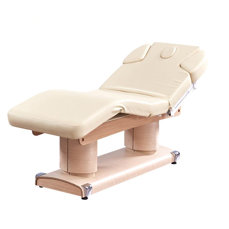 맞춤형 색상의 나무결 무늬 베이스 전동 마사지 테이블  - Spa Wellness Salon 리뷰 및 가격
