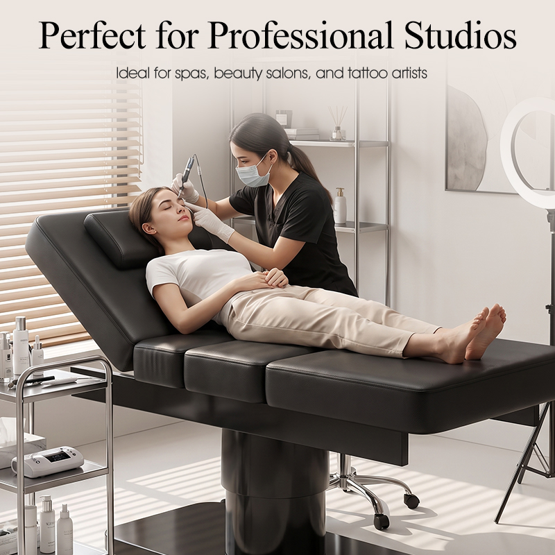 블랙 미니멀리스트 3모터 스파 마사지 가구 침대 (뷰티 - Spa Wellness Salon 리뷰 및 가격