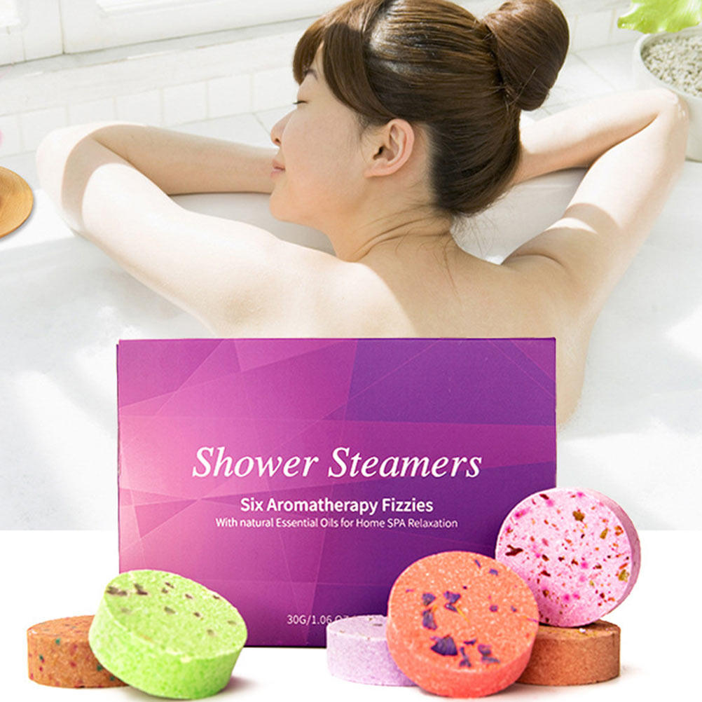 6개입 아로마 목욕정 프리미엄 천연 에센셜 오일 스파  - Shower Steamer Tablet 리뷰 및 가격